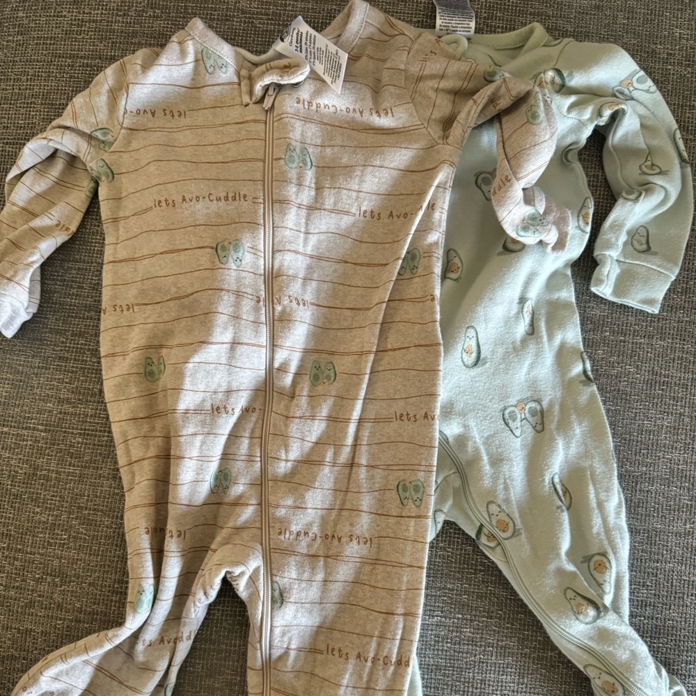 Gerber Avocado Onesies